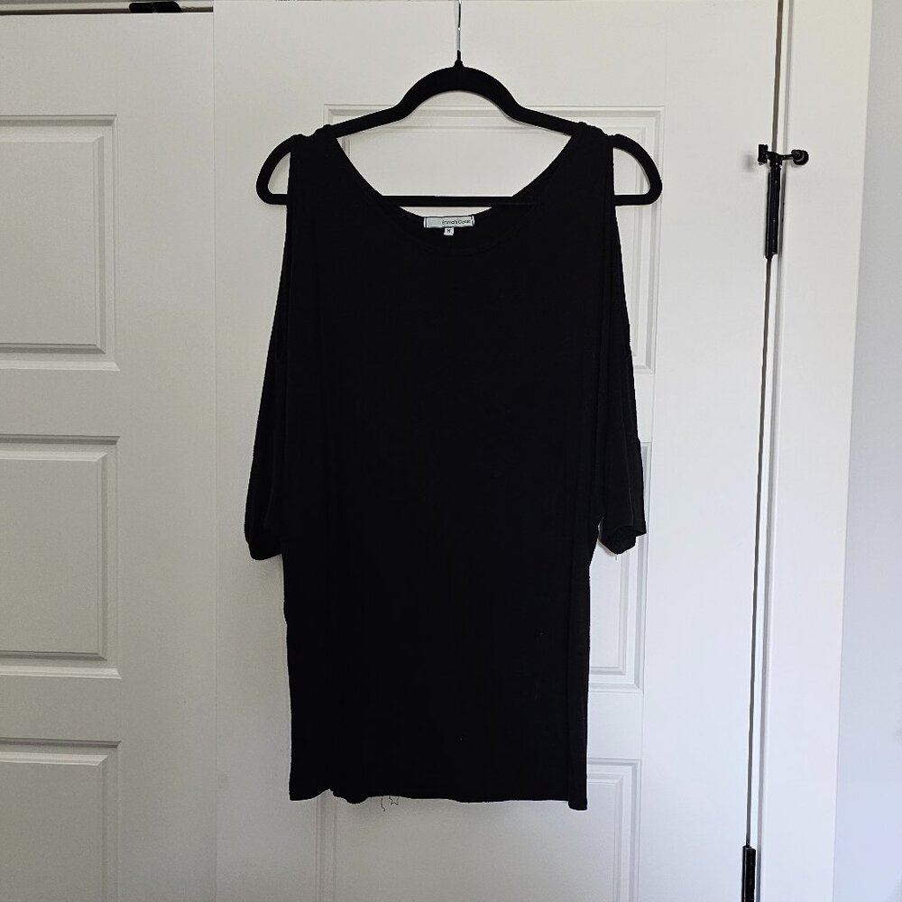 ¾ Sleeve Tunic - Black